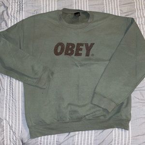 obey crewneck sweatshirt
